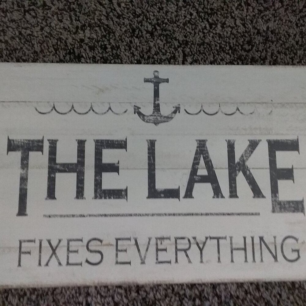 The lake fixes everything